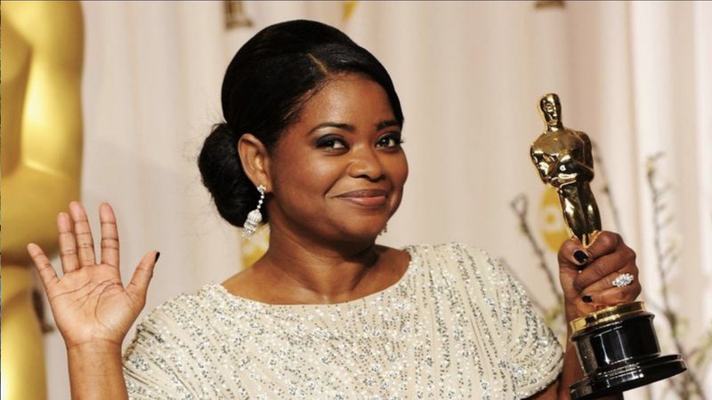 Octavia Spencer durante o Oscar 2012 (Foto: Jason Merritt / Getty Images)