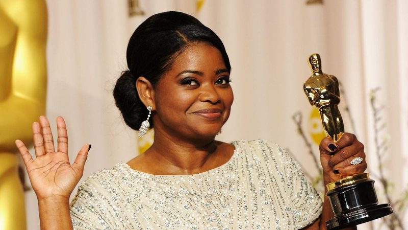 Octavia Spencer durante o Oscar 2012 (Foto: Jason Merritt / Getty Images)