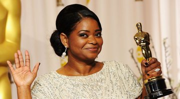 Octavia Spencer durante o Oscar 2012 (Foto: Jason Merritt / Getty Images)