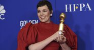 Olivia Colman no Globo de Ouro 2020 (Foto: Chris Pizzello / Invision / AP)