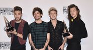 Liam Payne, Louis Tomlinson, Niall Horan e Harry Styles em 2015 (Foto: Jordan Strauss/Invision/AP)