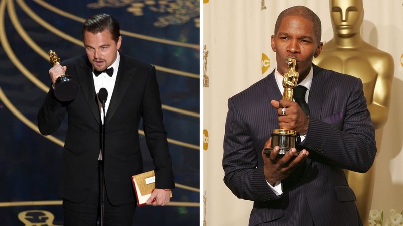 Leonardo DiCaprio (Foto: Chris Pizzello/Invision/AP/Shutterstock) e Jamie Foxx (Foto: Getty Images/Frank Micelotta/Equipe)