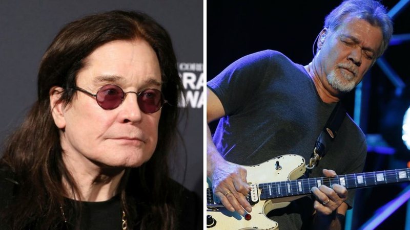 Ozzy Osbourne (Foto: Mark Von Holden / Invision / AP) e Eddie Van Halen (Foto: Rick Scuteri/AP)