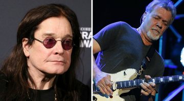 Ozzy Osbourne (Foto: Mark Von Holden / Invision / AP) e Eddie Van Halen (Foto: Rick Scuteri/AP)