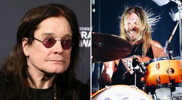 Ozzy Osbourne (Foto: AP) e Taylor Hawkins (Foto: Rich Fury/Getty Images)