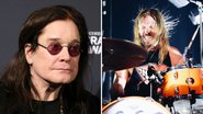 Ozzy Osbourne (Foto: AP) e Taylor Hawkins (Foto: Rich Fury/Getty Images)