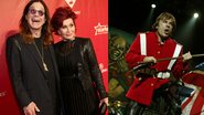 Ozzy e Sharon Osbourne (Foto: Christopher Polk / Getty Images) Bruce Dickinson (Foto: Karl Walter / Getty Images)