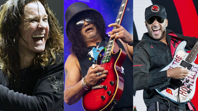 Ozzy Osbourne (Foto: Instagram / Reprodução)/ Slash  (Foto: Amy Harris / Invision / AP)/ Tom Morello (Foto: Amy Harris/Invision/AP)