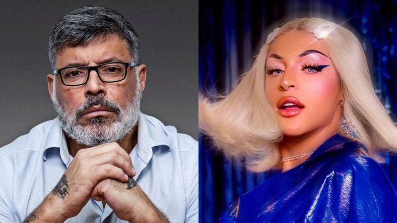 Alexandre Frota e Pabllo Vittar (Foto: Reprodução / YouTube)