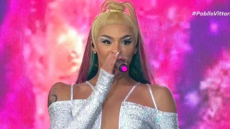 Pabllo Vittar no Lollapalooza Brasil 2022 (Foto: Reprodução / MTV)