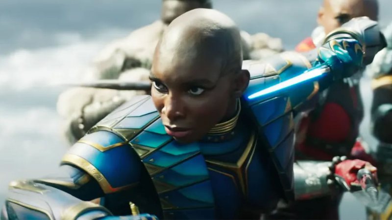 Michaela Coel como Aneka em Pantera Negra: Wakanda Para Sempre (Foto: Reprodução/Marvel Studios)