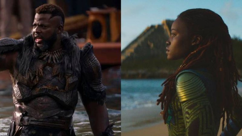 Winston Duke e Lupita Nyong'o em Pantera Negra: Wakanda Para Sempre (Foto: Reprodução / Marvel)