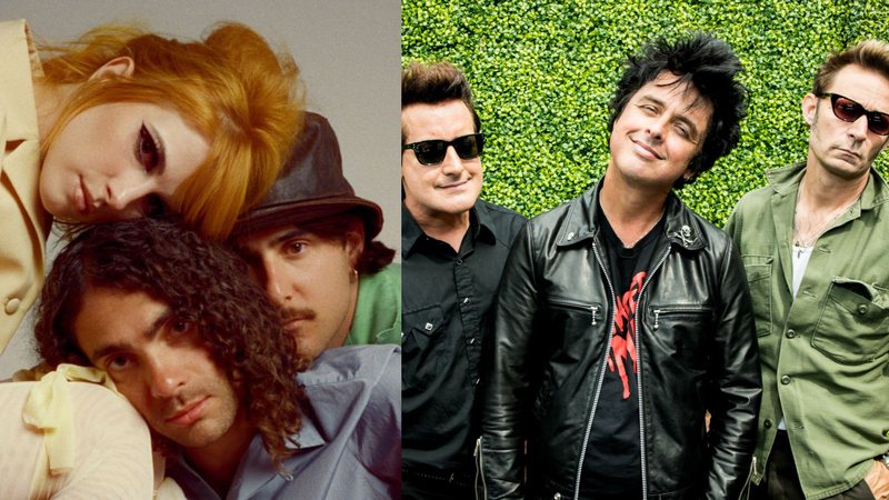 Paramore (Foto: Divulgação / Zachary Gray), Green Day (Foto: Divulgação)