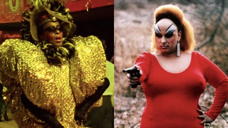 Cenas de Paris Is Burning e I Am Divine (Fotos: Reprodução via IMDb)