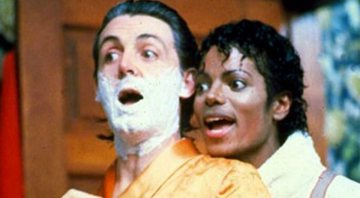 Paul McCartney e Michael Jackson em "Say Say Say" (Foto: Reprodução)