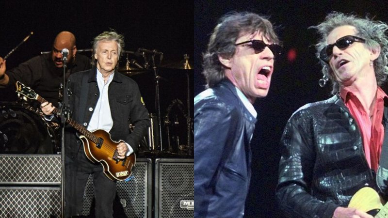 Paul McCartney e Rolling Stones (Foto 1: Amy Harris/Invision/AP / Foto 2: Elise Amendola/AP)