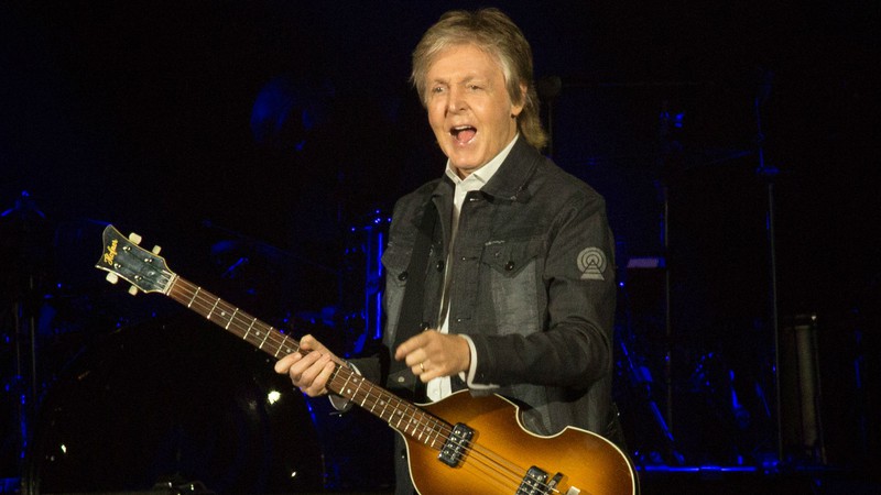 Paul McCartney no Allianz Parque, em São Paulo (Foto:Marcos Hermes)