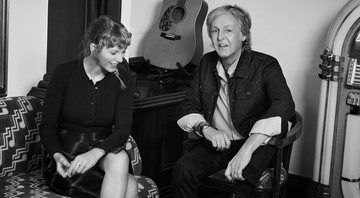 Paul McCartney e Taylor Swift  em Londres, em 06 de outubro de 2020 (Foto: Mary McCartney para Rolling Stone EUA)