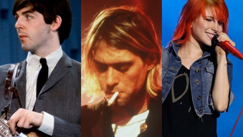 Paul McCartney, Kurt Cobain e Hayley Williams (Foto: AP)