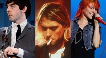 Paul McCartney, Kurt Cobain e Hayley Williams (Foto: AP)