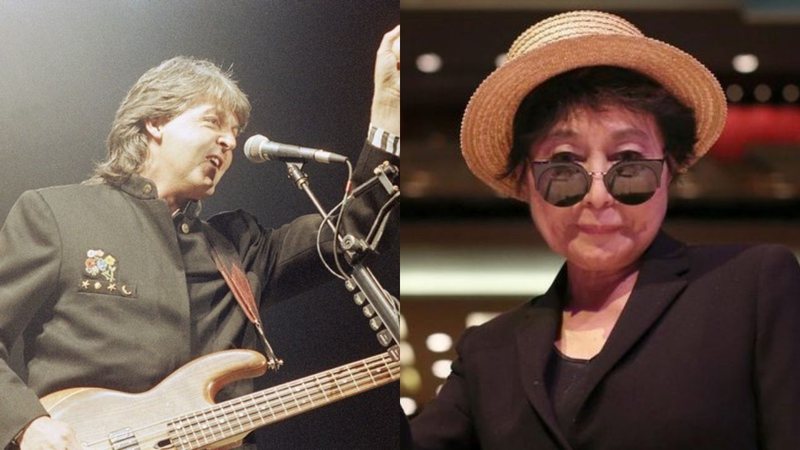 Paul McCartney (Foto: Tim Sharp / AP) e Yoko Ono (Foto: Peter Macdiarmid/Getty Images)