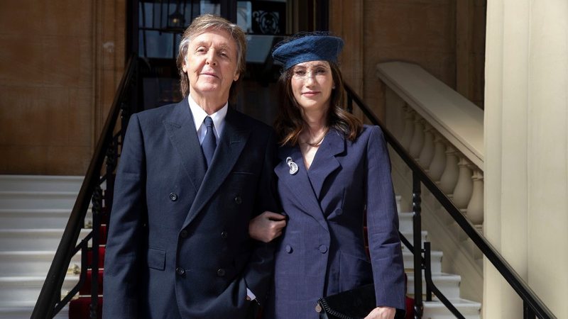 Paul McCartney e Nancy Shevell (Foto: Steve Parsons - WPA Pool/Getty Images)