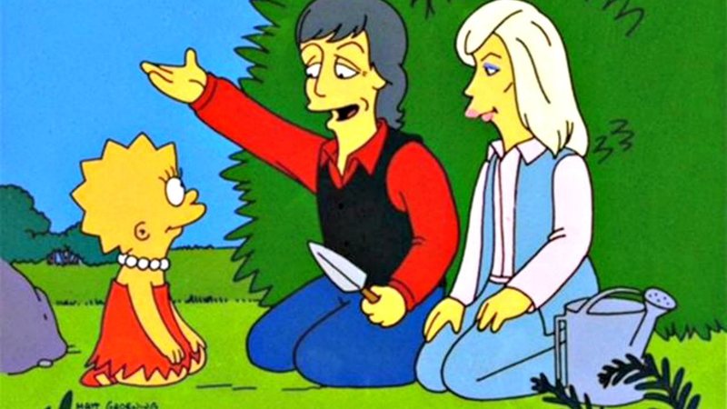 Paul McCartney em Os Simpsons (Foto: Reprodução / Fox)