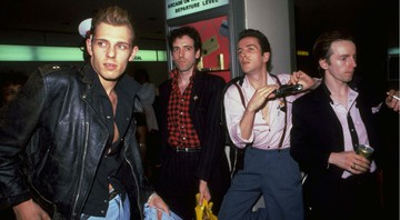 Paul Simenon, Mick Jones, Joe Strummer, e Topper Heyton. (Foto: AP / David Handschuh)