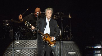 Paul McCartney durante apresentação no Austin City Limits Music Festival, no Texas, Estados Unidos (Foto: Amy Harris/Invision/AP)