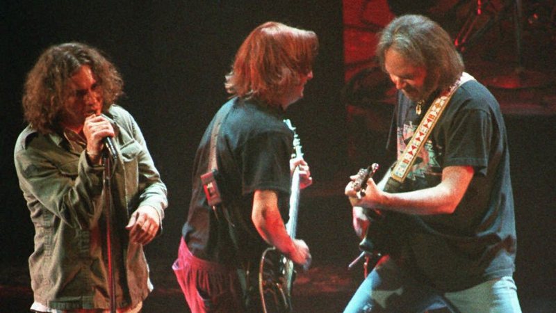 Pearl Jam em 1993 (Foto: Kevork Djansezian / AP)