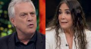 Pedro Bial e Regina Duarte no programa Conversa Com Bial em 2019 (Foto: Reprodução/Globoplay)