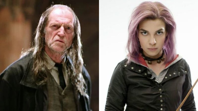 David Bradley e Natalia Tena em Harry Potter (Foto: Reprodução)