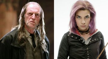 David Bradley e Natalia Tena em Harry Potter (Foto: Reprodução)