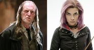 David Bradley e Natalia Tena em Harry Potter (Foto: Reprodução)