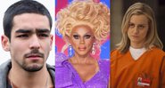 Omar Shanaa, de Elite, RuPaul e Piper Chapman de Orange is the new Black (Foto: Reprodução)