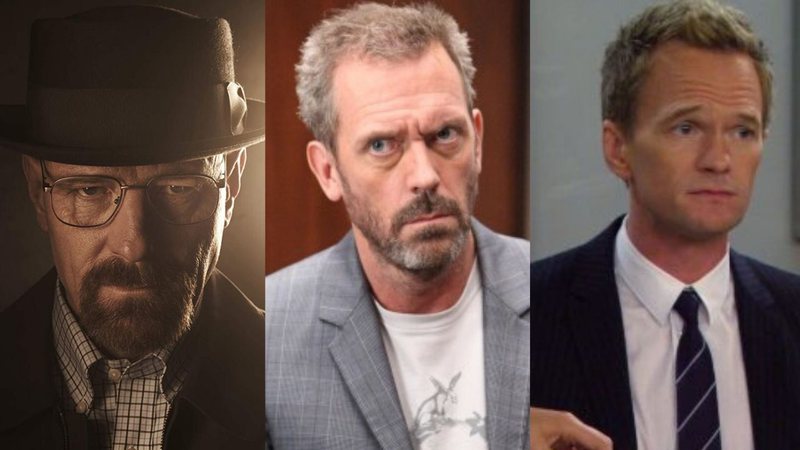 Walter White, Dr. House, Barney (Fotos: Divulgação/Reprodução)