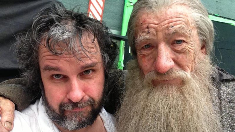 Peter Jackson e Ian McKellen (foto: reprodução/ Instagram)