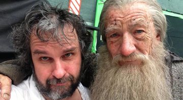 Peter Jackson e Ian McKellen (foto: reprodução/ Instagram)