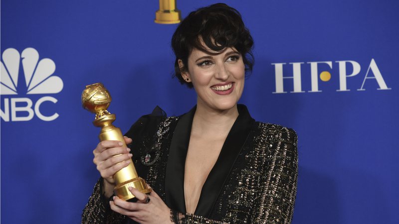 Phoebe Waller-Bridge na cerimônia do Globo de Ouro 2020 (Foto:AP Photo/Chris Pizzello)