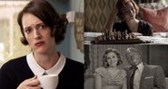 Phoebe Waller-Bridge em cena de Fleabag (Foto: Reprodução / Amazon Prime), Anya Taylor-Joy em O Gambito da Rainha (Foto: Reprodução), WandaVision (Foto: Divulgação / Disney+)