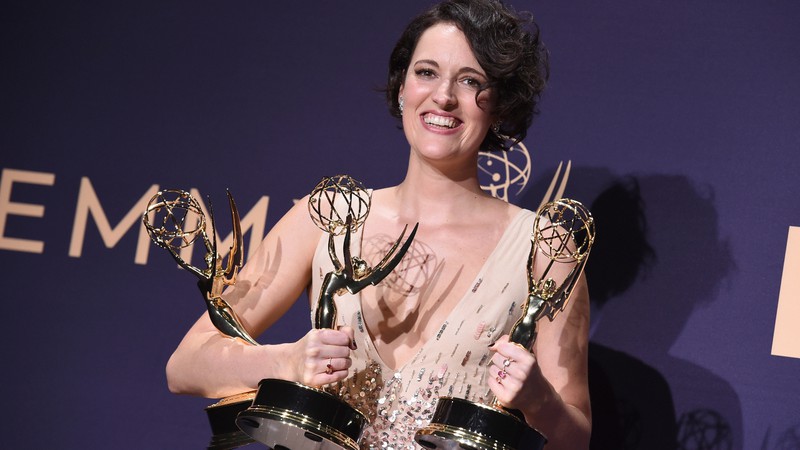 Phoebe Waller-Bridge na cerimônia de premiação do Emmy Awards (Foto: Jordan Strauss/ Invision/ AP)