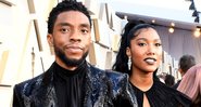 Chadwick Boseman e Simone Ledward (Foto: Kevork Djansezian / Getty Images)