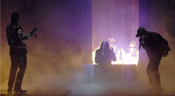 Post Malone, Ozzy Osbourne e Travis Scott (Foto: Chris Pizzello/Invision/AP)