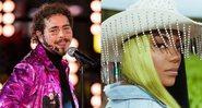 Post Malone (Foto: Ben Hider / Invision / AP) e Ludmilla (Foto: Ricardo Magalhães)