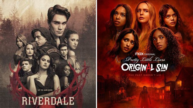 Riverdale (Foto: Divulgação / CW) e Pretty Little Liars: Original Sin (Foto: Divulgação / HBO Max)