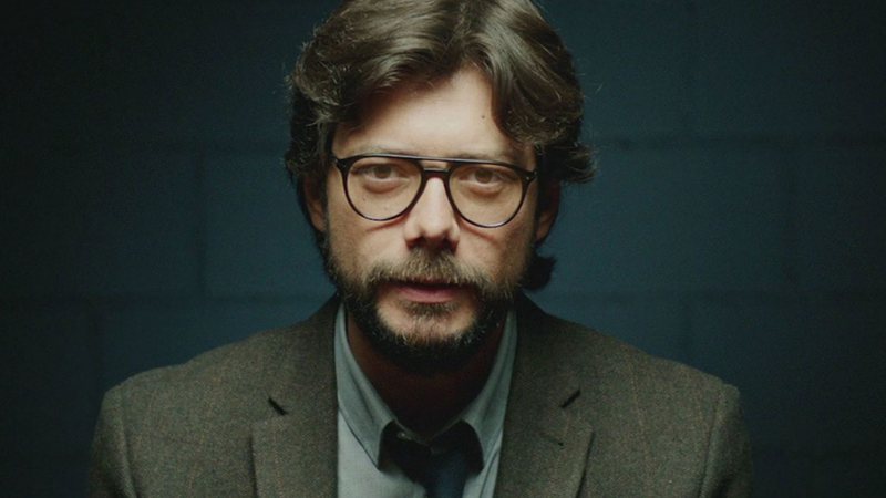 Álvaro Morte como Professor em La Casa de Papel (Foto: Reprodução)