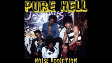 Capa do disco Noise Addiction, do Pure Hell (Foto: Reprodução/YouTube)