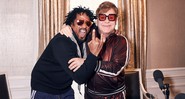 Q-Tip, integrante do A Tribe Called Quest, e Elton John (Foto: Apple Music)