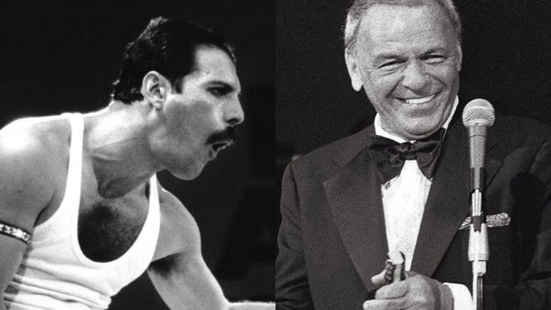 Freddie Mercury, Frank Sinatra (Foto: AP)