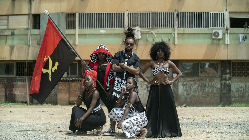 Rael, nos bastidores do clipe "Flor de Aruanda" (Foto: Henrique Alqualo)